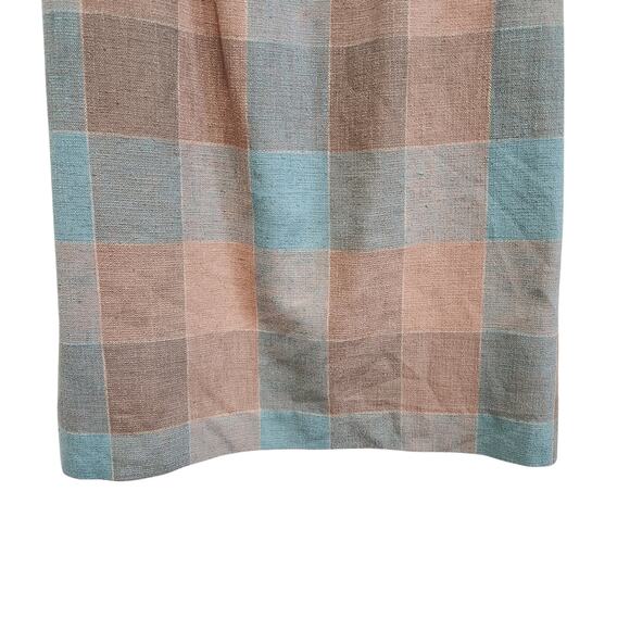 Vintage Weathervane Plaid Midi A-Line Skirt Multicolor With Pockets Size 12 - Picture 4 of 8